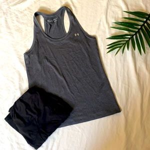 UNDER ARMOUR Women's Loose Gray Tank SMALL